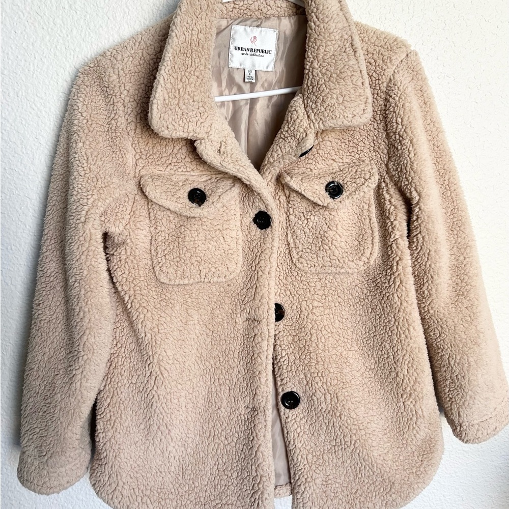 Urban Republic Cream Sherpa Jacket